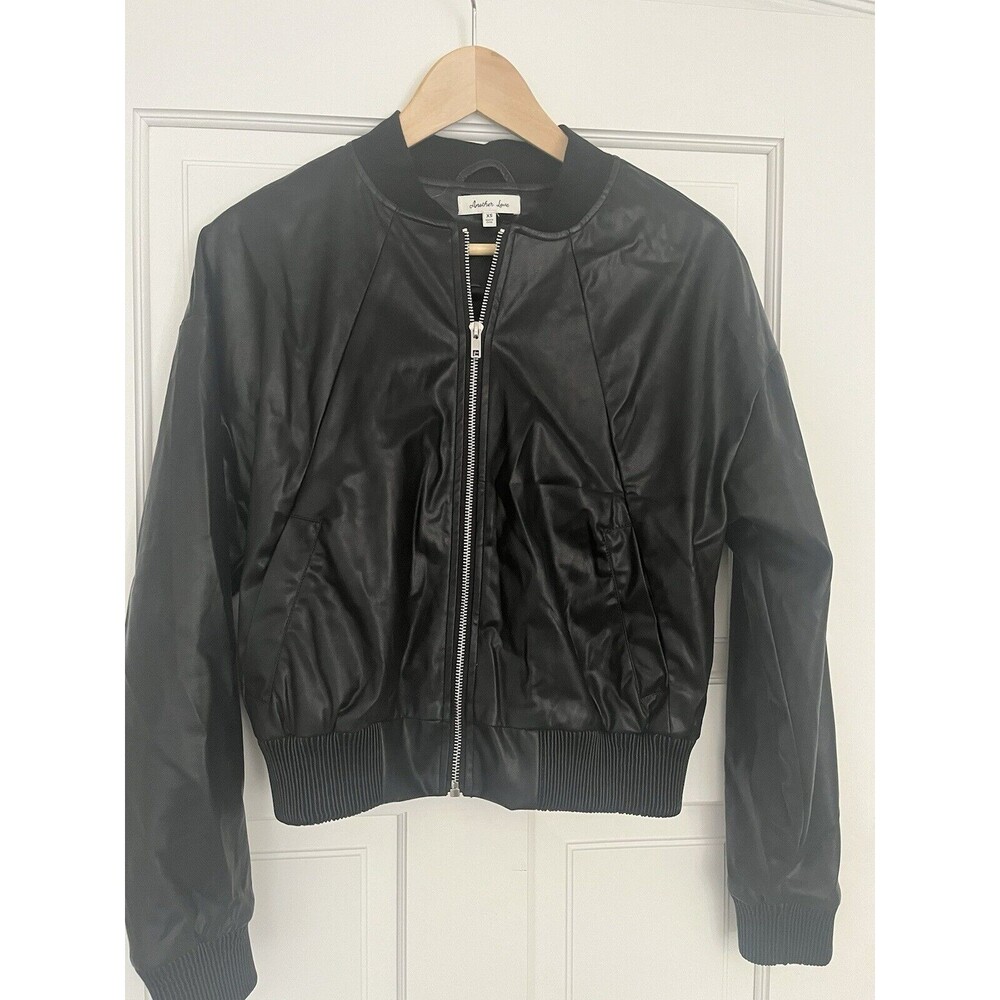 Another Love Black Bomber Jacket XS